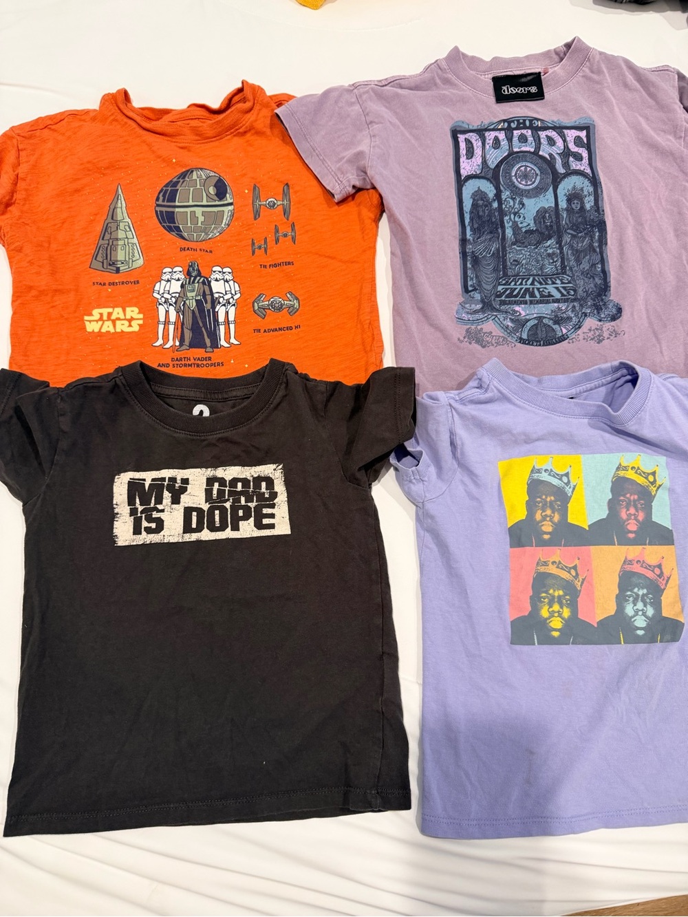 Cotton On Black 'My Dad Is Dope' Graphic Tee plus 2 shorts A1